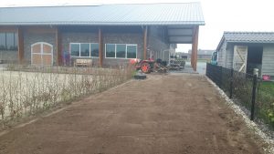Gras aanleg voor hoveniers