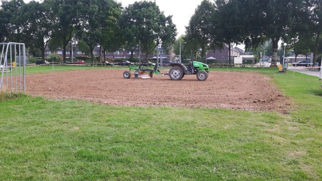 Gras aanleg en gras onderhoudswerkzaamheden voor gemeenten