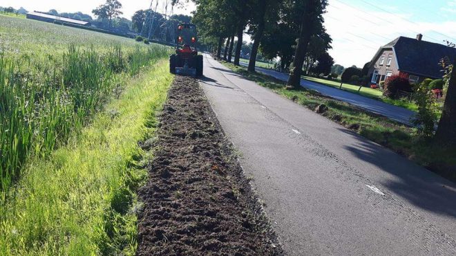 Graszaad zaaien Wekerom