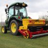 Vredo doorzaaimachine van Grastotaal in actie