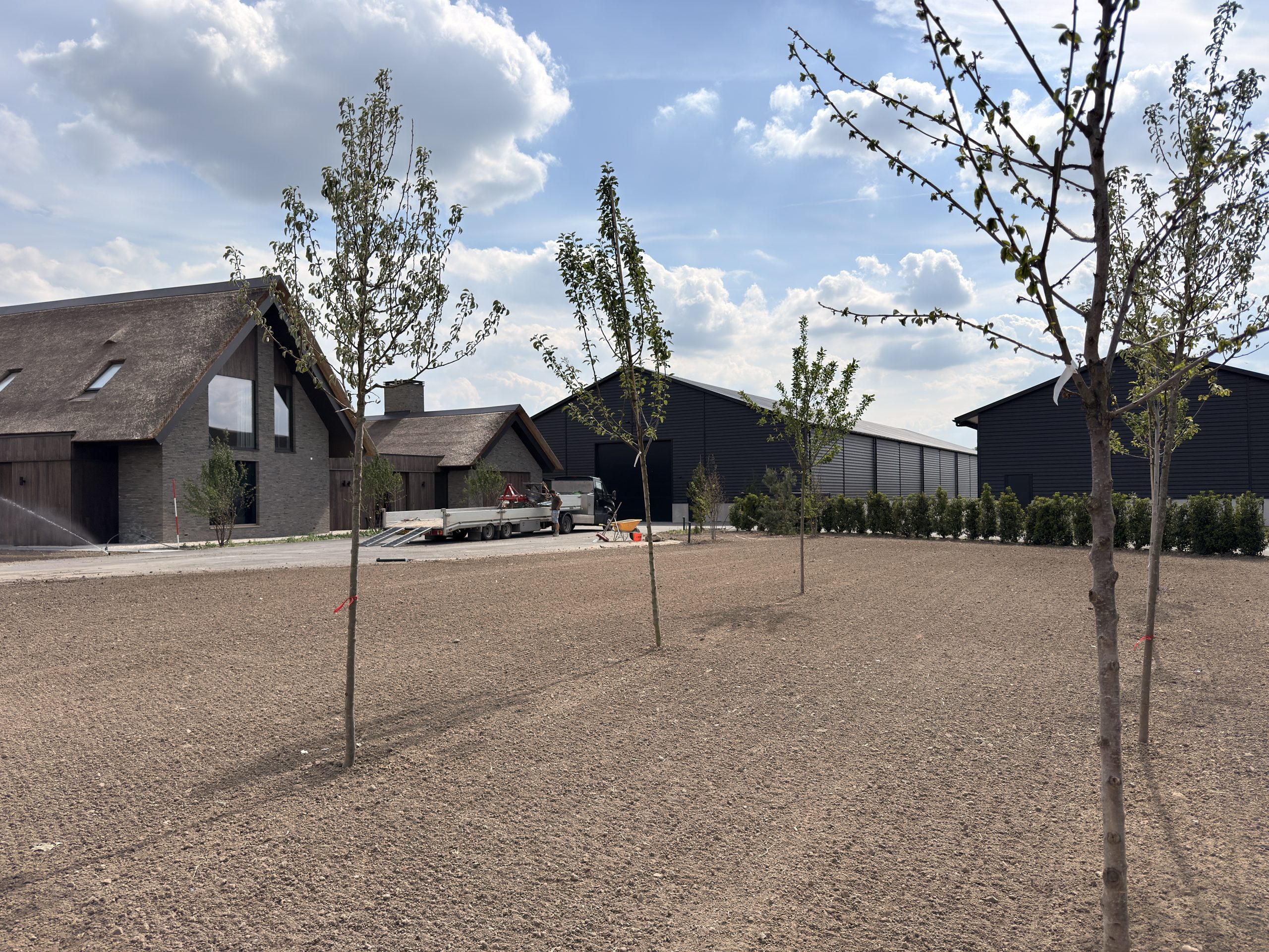 Nieuwbouwkavel zaaiklaar gemaakt door Grastotaal